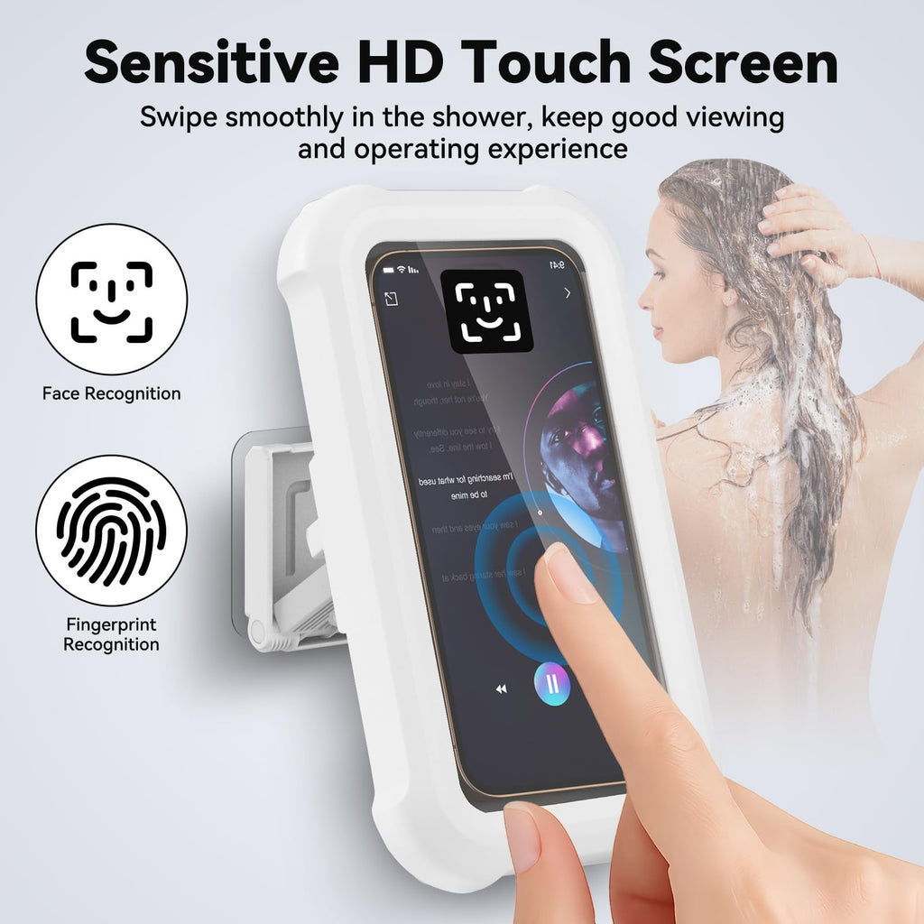Support téléphone étanche douche – regarde TikTok sous l’eau 🚿📱